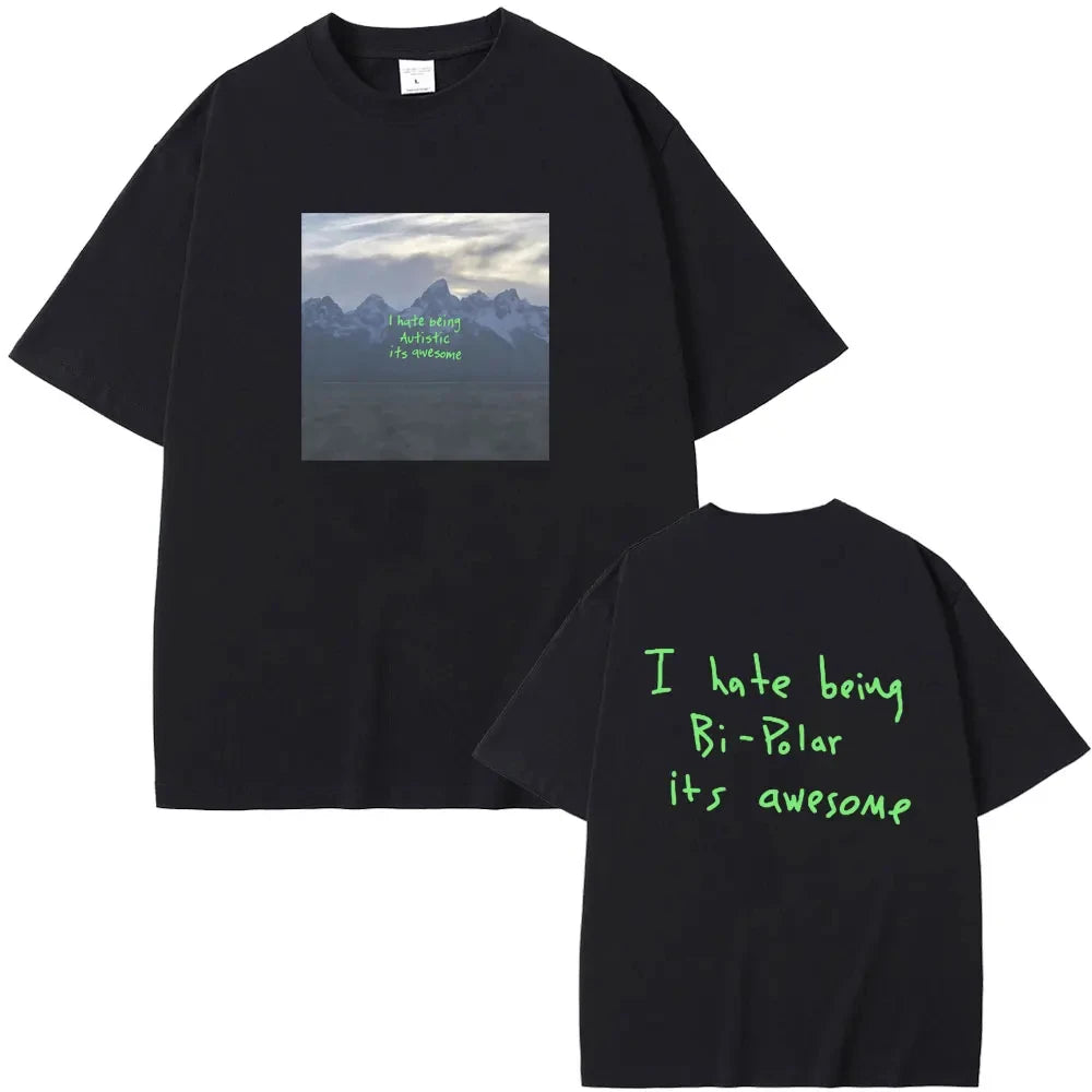 Classic Vintage Tee: Kanye West Vultures I Hate being Bi-Polar Its Awesome